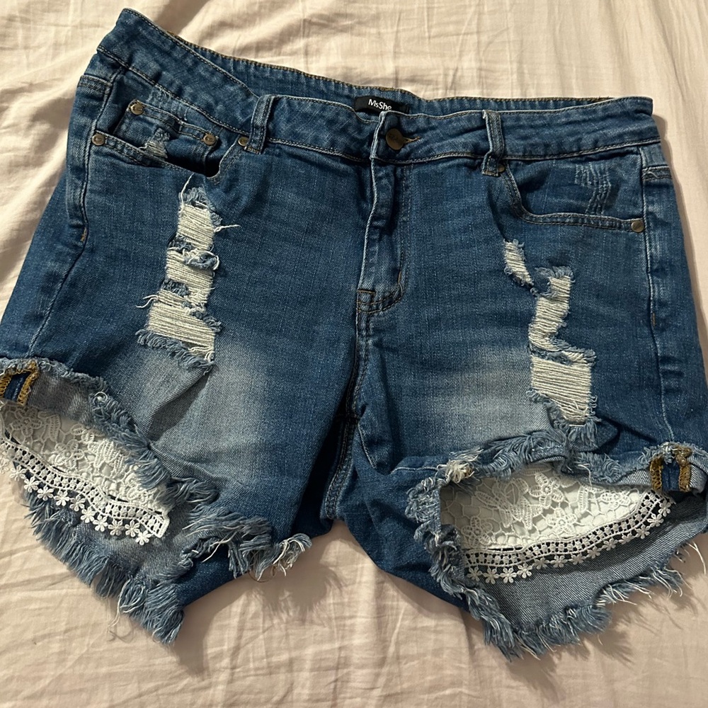 MsShe Jean Shorts size14